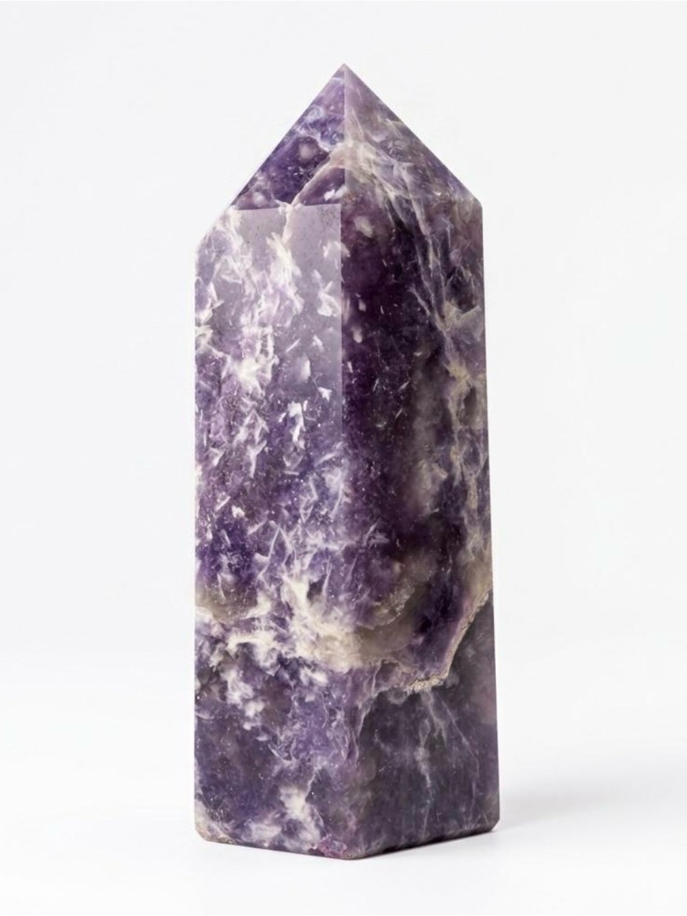 Large Tiffany Stone Crystal Tower 5"